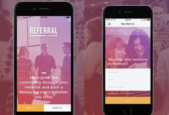 WeWork Shakes Up Office Real Estate Again With Referral App 